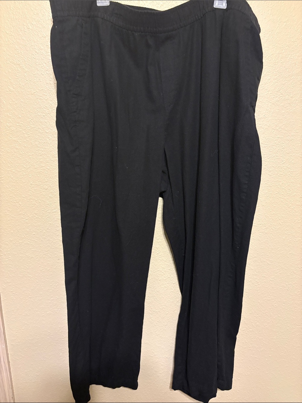 Old Navy Black Women's Elastic-Waist Casual Pants